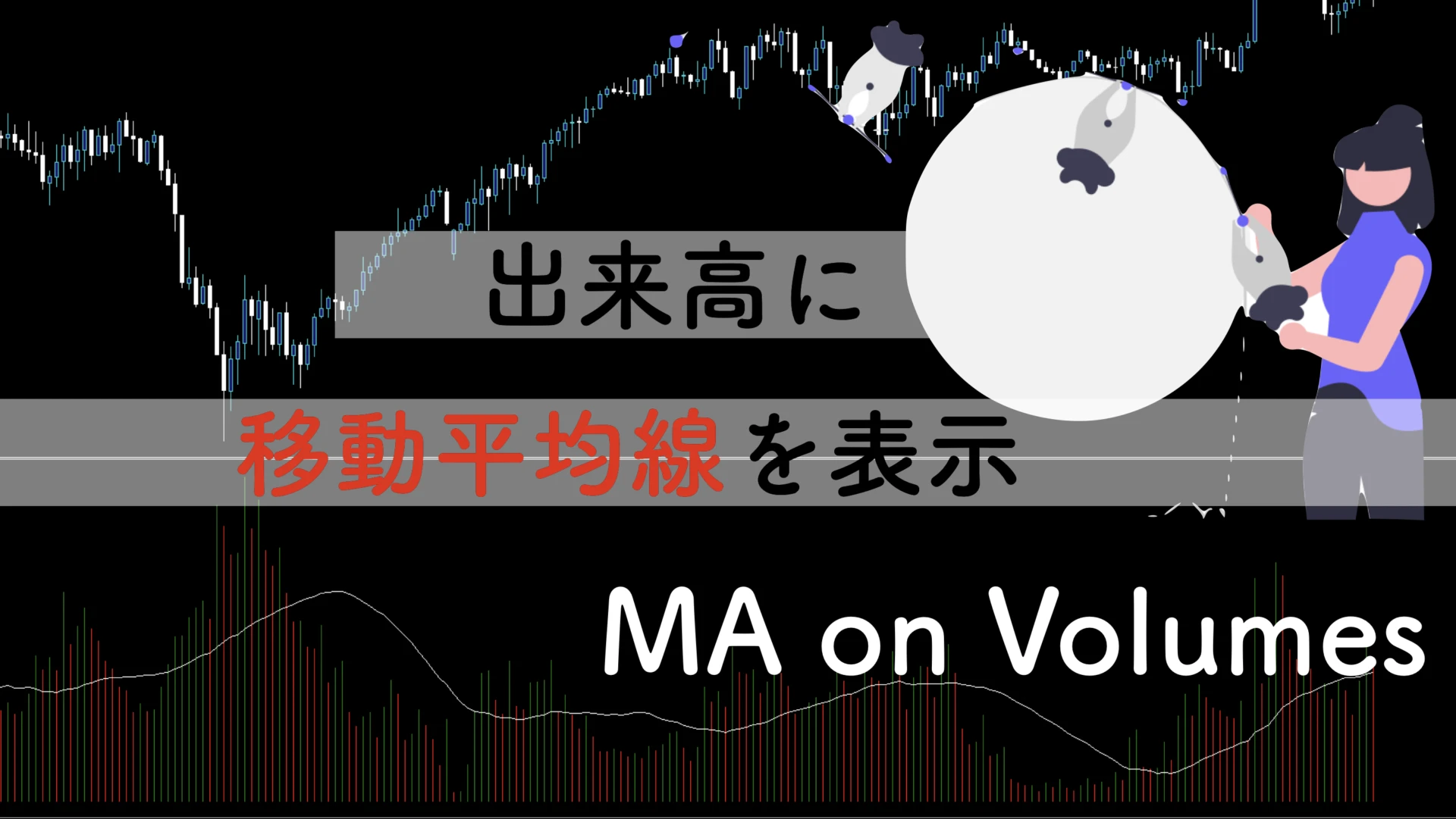 【MT4】ボリューム移動平均線インジケーター無料公開