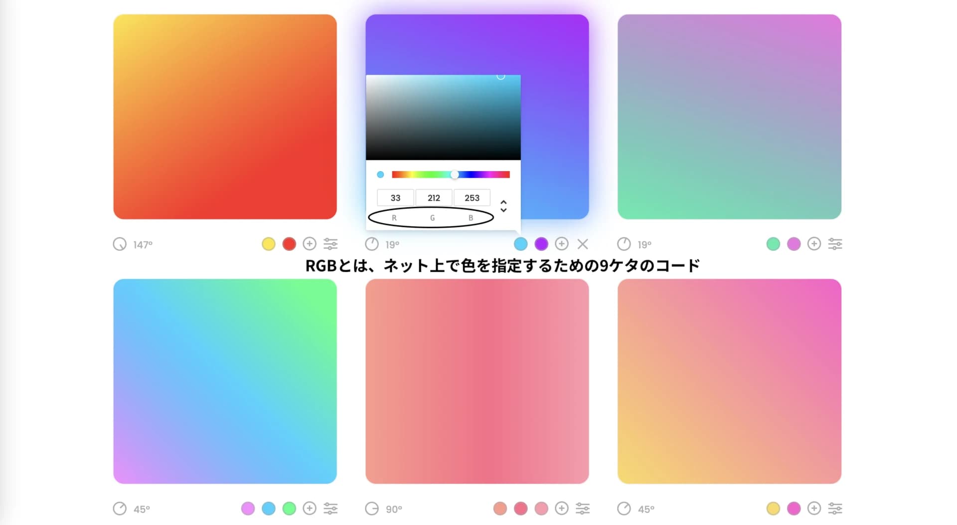 MT4に表示するグラデーションの色の設定方法